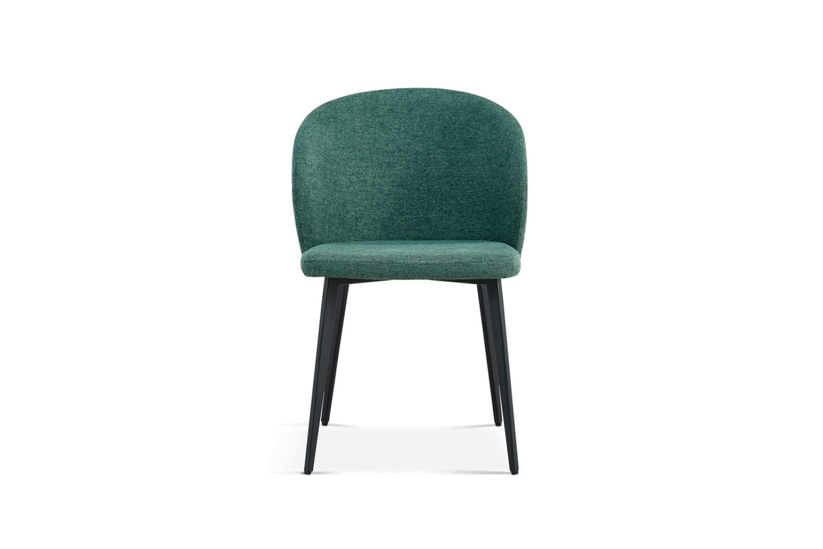 Lot de 2 chaises Toledo – Tissu vert