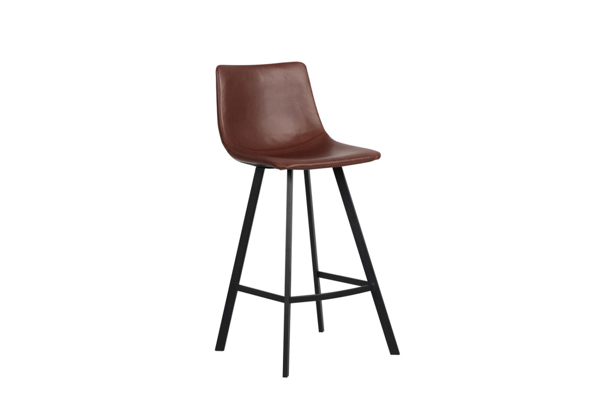 Chaise de comptoir Ozan – Brun – vue 4