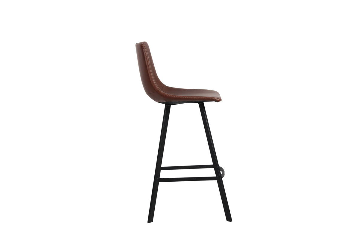 Chaise de comptoir Ozan – Brun – vue 5