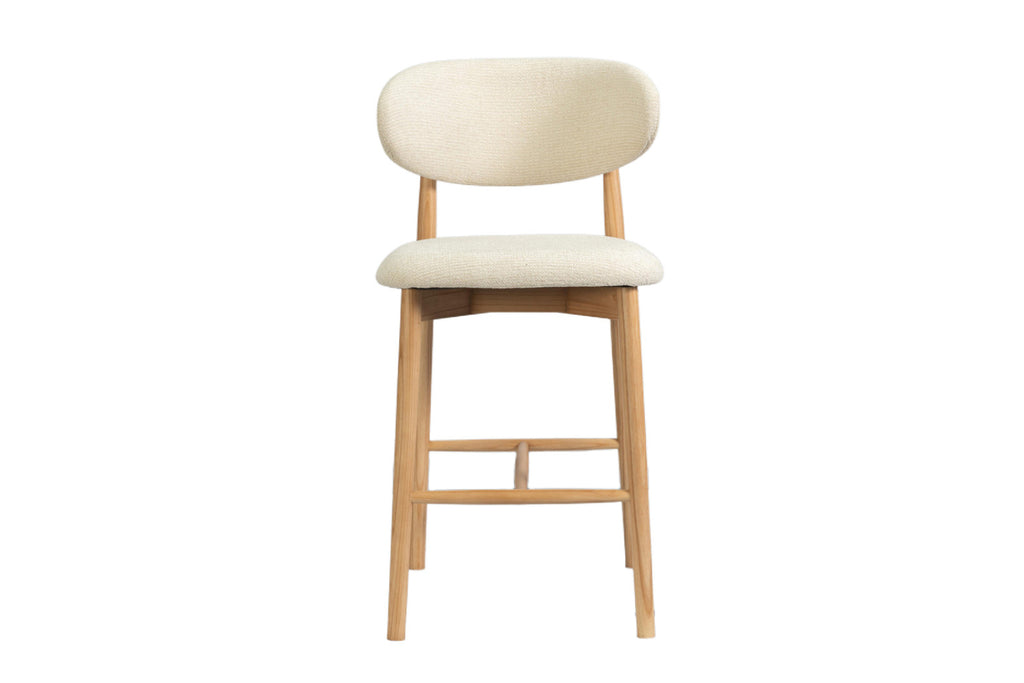 Chaise de comptoir Clara – Frêne naturel