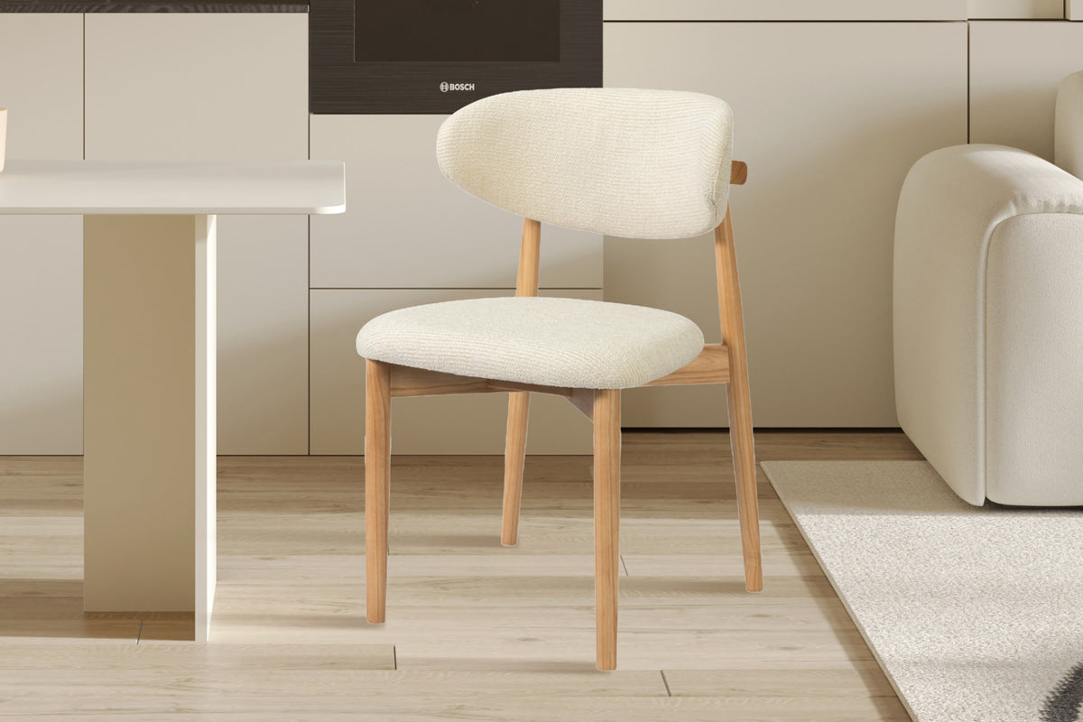 Lot de 2 chaises Clara – Frêne naturel