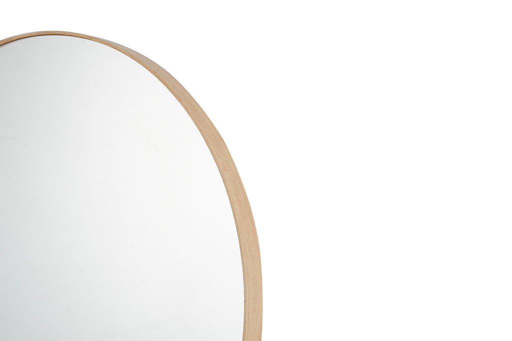 Miroir Ria – chêne vieilli – 80x80 cm