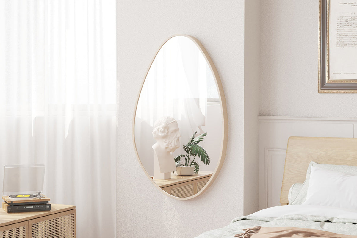 Miroir Romi – chêne vieilli – 80x50 cm