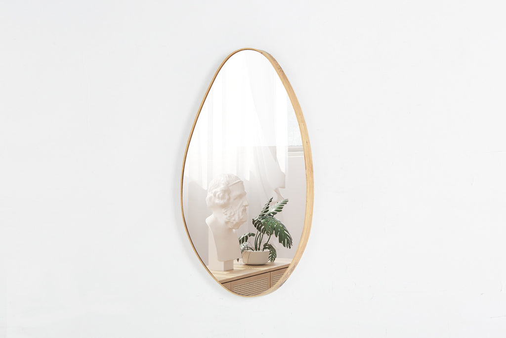 Miroir Romi – chêne vieilli – 80x50 cm