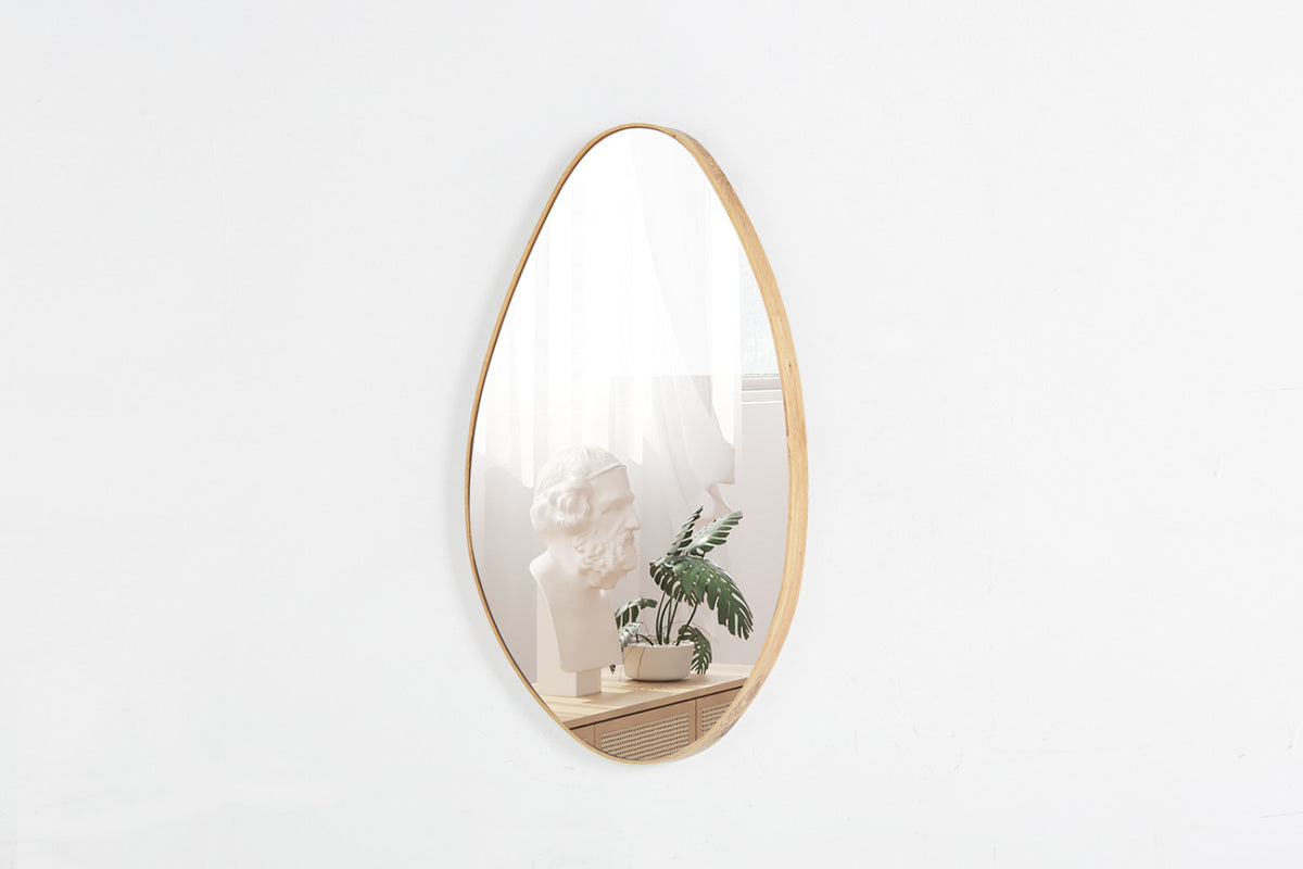 Miroir Romi – chêne vieilli – 80x50 cm