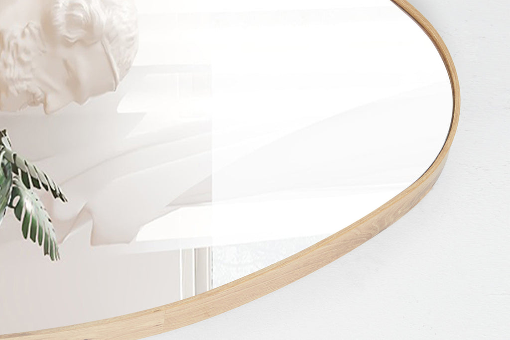 Miroir Romi – chêne vieilli – 80x50 cm