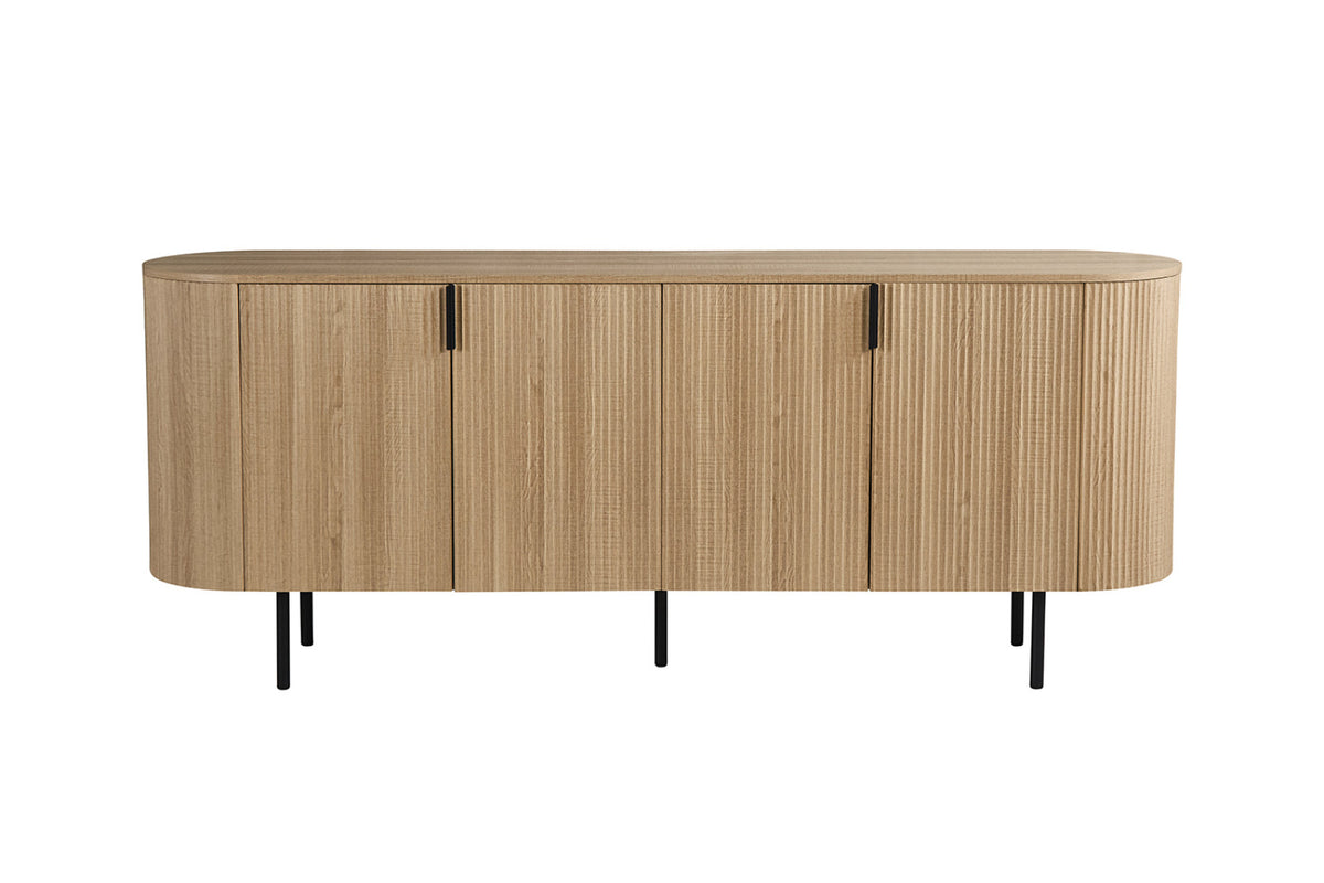 Bahut Lagos – décor chêne naturel – 200 cm