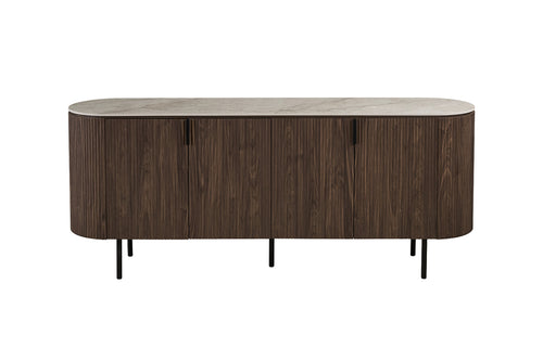 Bahut Vigo – Chêne foncé · Shakespeare beige