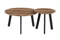 Set de 2 table basses Aziz – décor mango