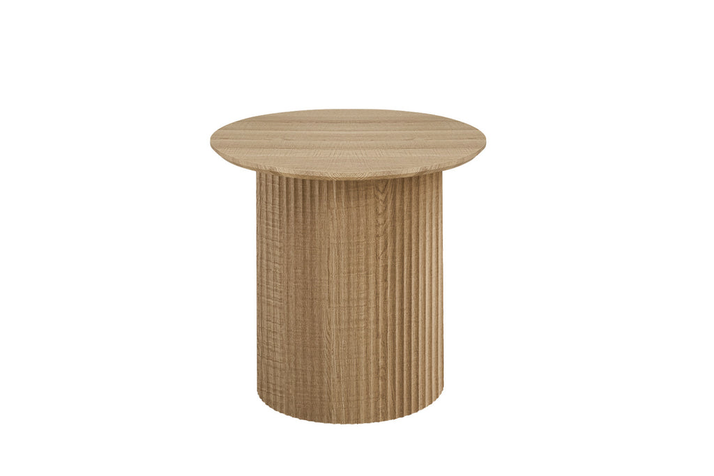 Table basse Lagos – Chêne naturel – Ronde Ø 50 cm