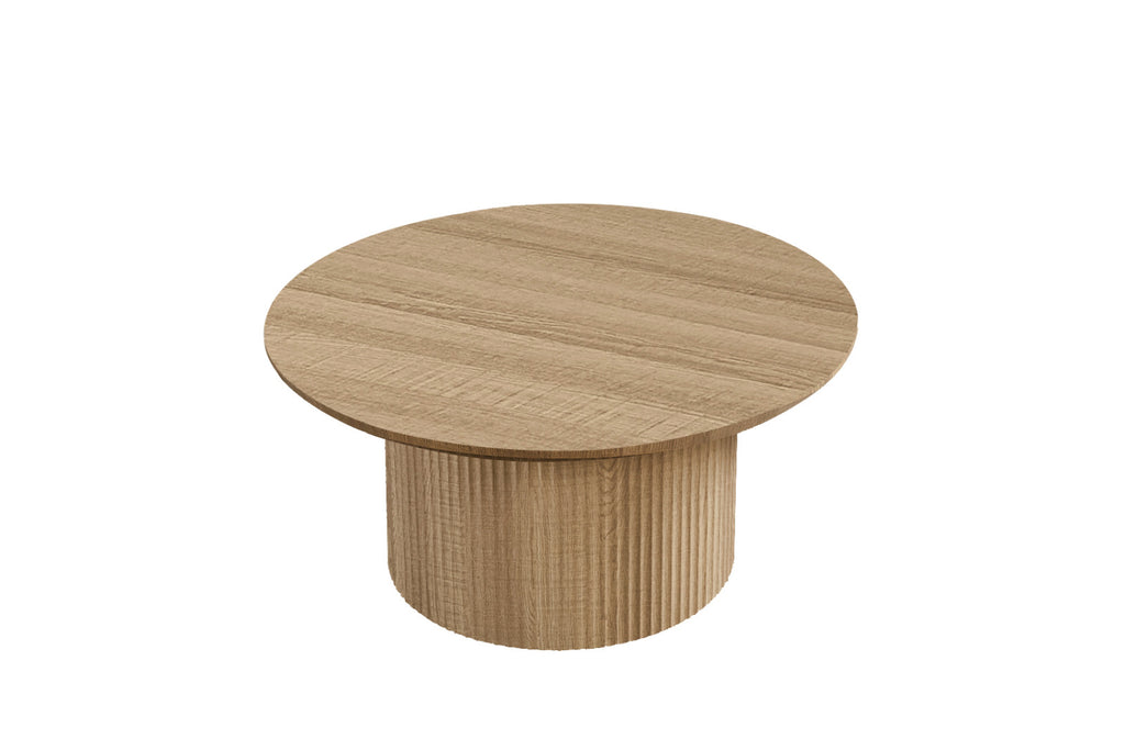 Table basse Lagos – Chêne naturel – Ronde Ø 80 cm