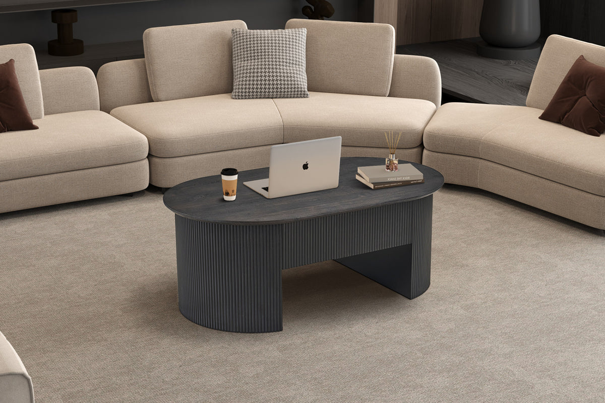 Table basse Lagos – Brun foncé
