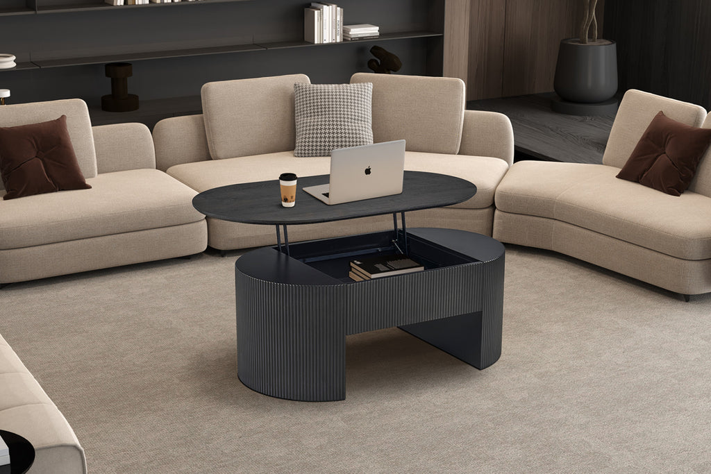 Table basse Lagos – Brun foncé