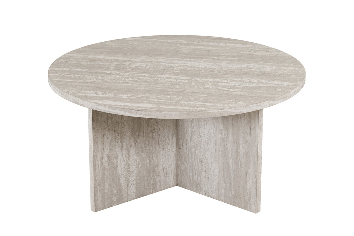 Table basse Drasir – Travertin gris