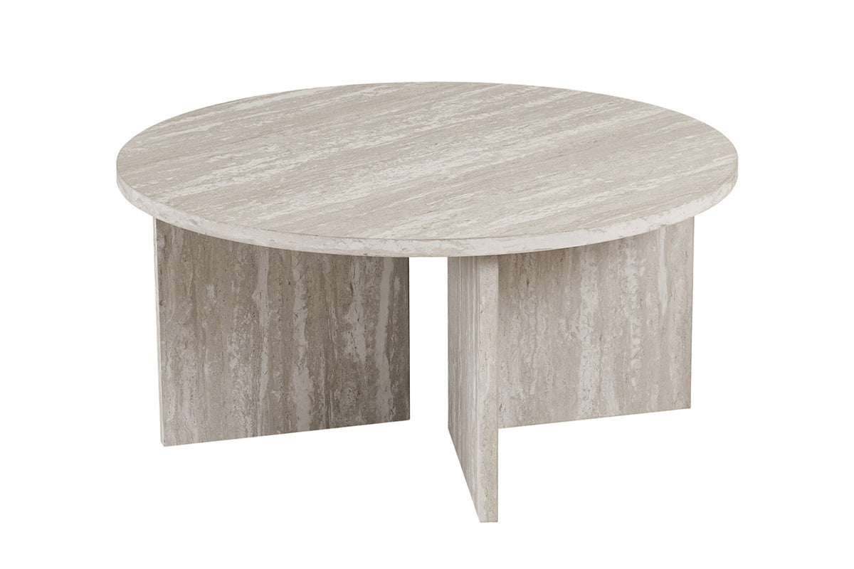 Table basse Drasir – Travertin gris