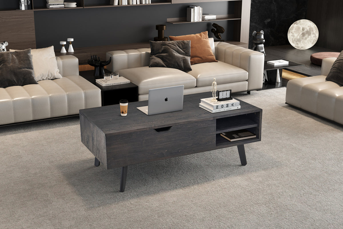 Table basse Justine – Brun foncé