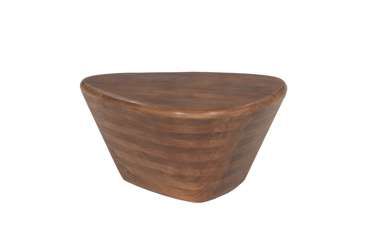 Table basse Matteo – bois de manguier brun clair