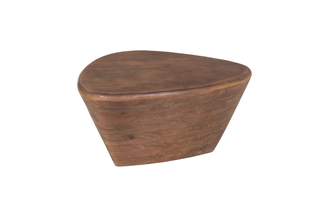 Table basse Matteo – bois de manguier brun clair