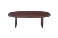 Table basse Braga – Brun foncé – vue principale