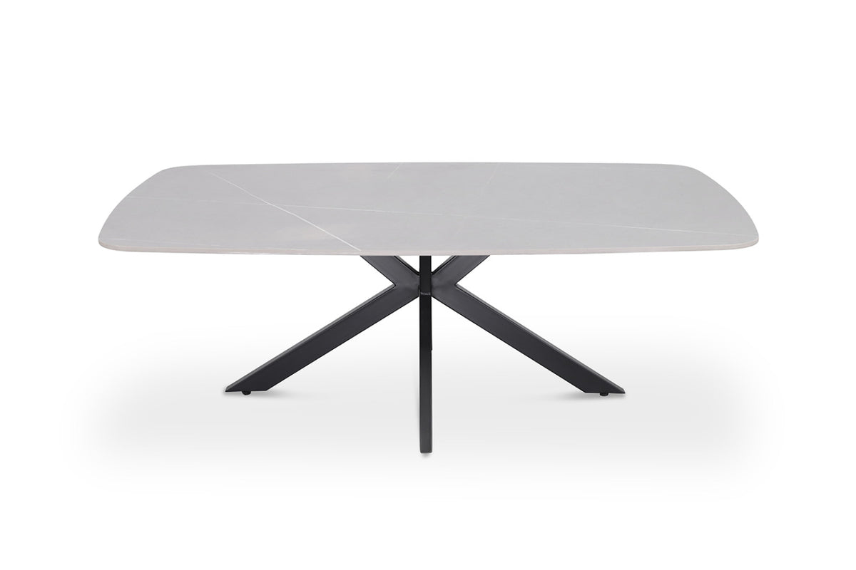 Table basse Apollo – ovale danoise pierre gris – 130 cm