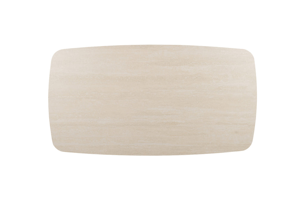 Table basse Apollo – Baroque beige – Ovale 130 × 70 cm