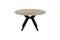 Table basse Apollo – ronde pierre brillante shakespear beige – 80 cm