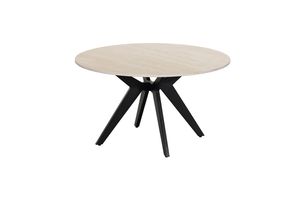 Table basse Apollo – Baroque beige – Ronde Ø 80 cm