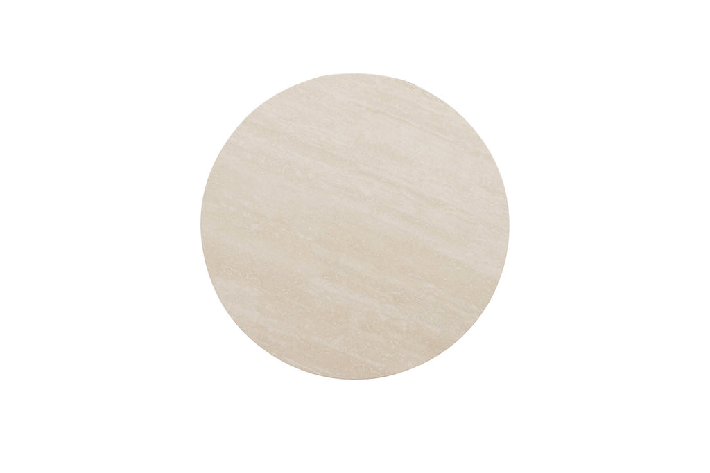 Table basse Apollo – Baroque beige – Ronde Ø 80 cm