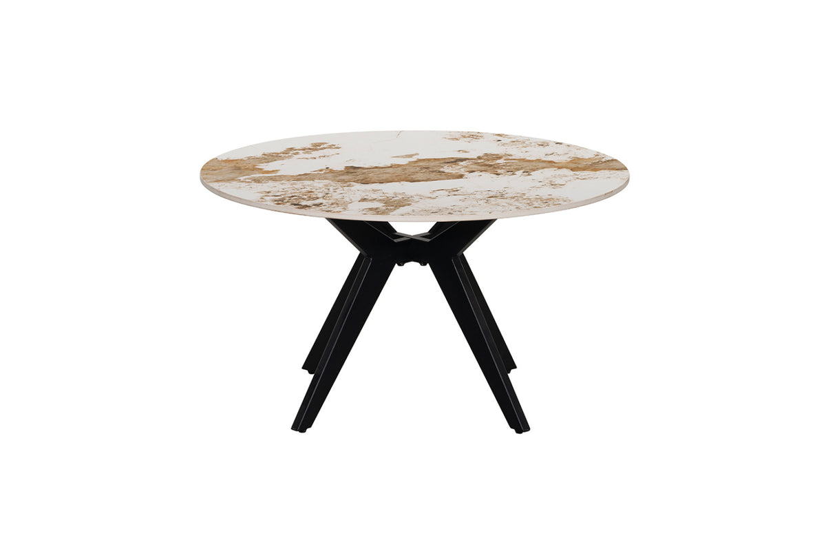 Table basse Apollo – ronde pierre brillante pandora – 80 cm