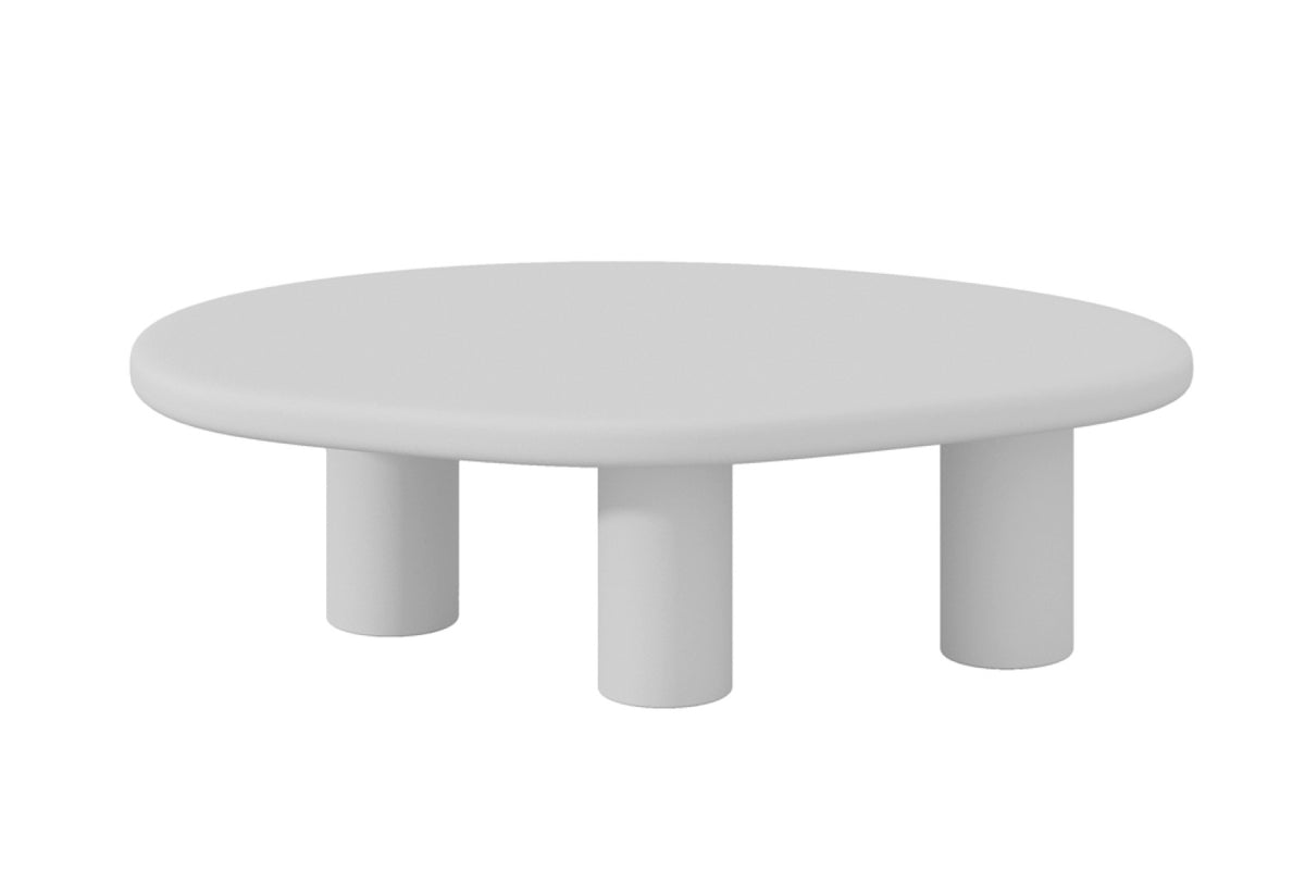 Table basse Tavira – ciment ecru – 120 cm