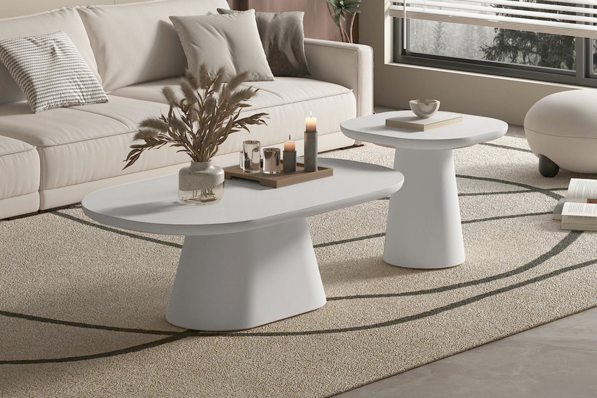 Table basse Tavira – Ovale 120 × 70 cm