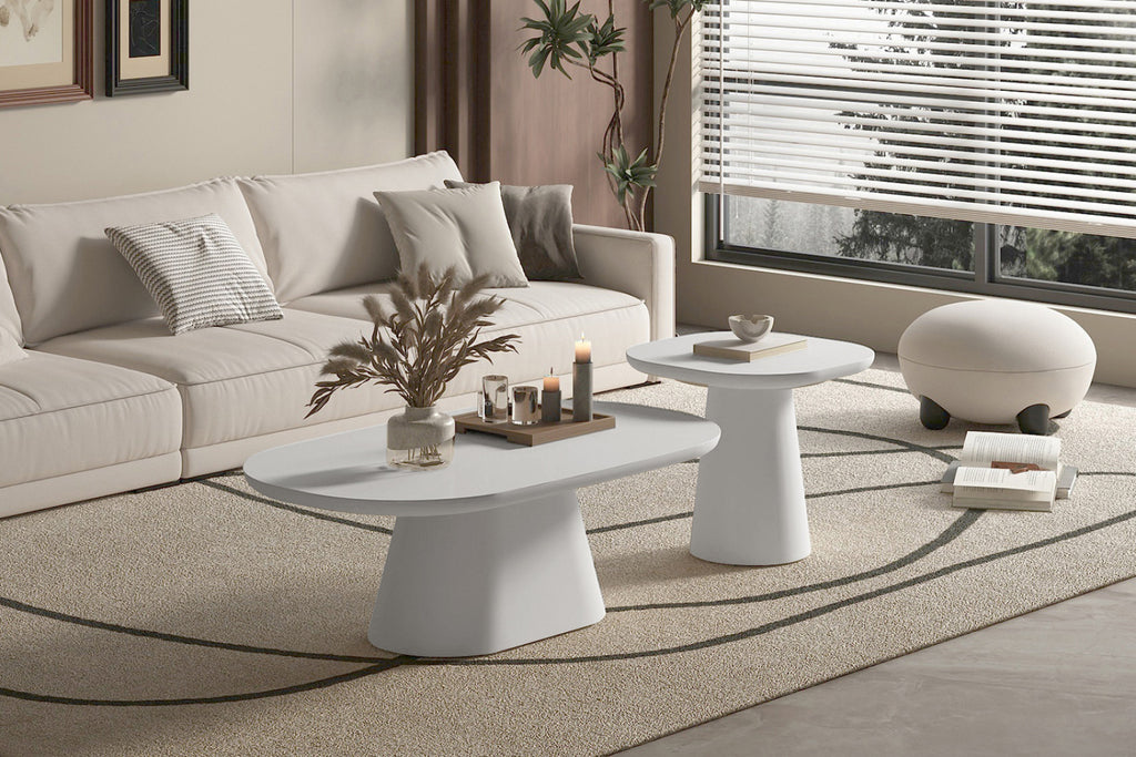 Table basse Tavira – Ovale 120 × 70 cm