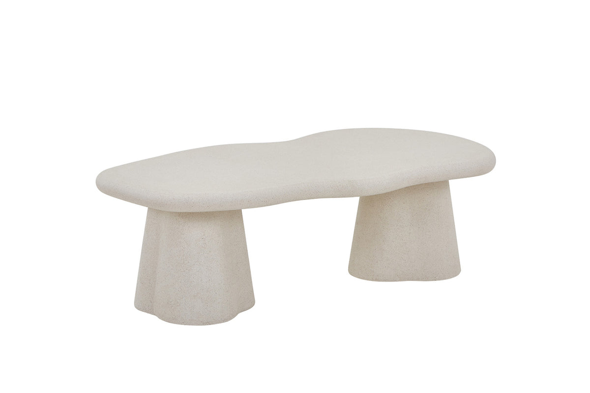 Table basse Faro – organique ciment – 130 cm