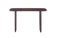 Console Braga – ovale danoise bois de manguier brun foncé