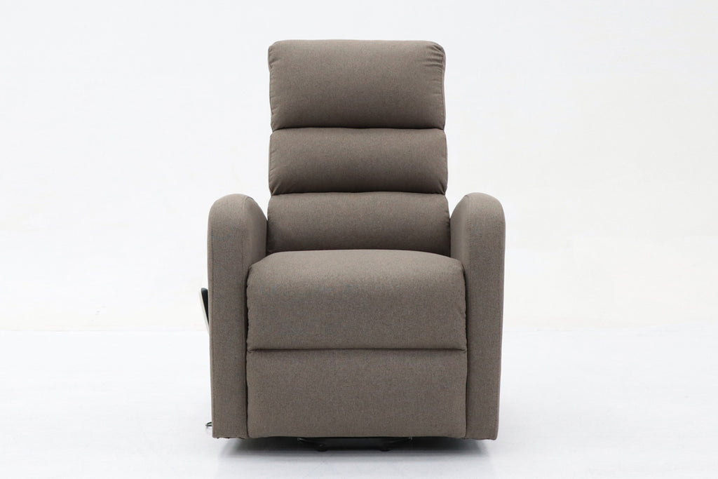 Fauteuil releveur electrique Bruges – tissu taupe