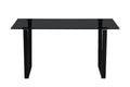 Table Boaz – rectangulaire verre – 150 cm