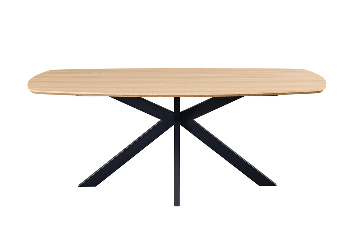 Table Aziz – ovale danoise décor chêne naturel – 200 cm