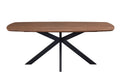 Table Aziz – ovale danoise décor chêne foncé – 200 cm