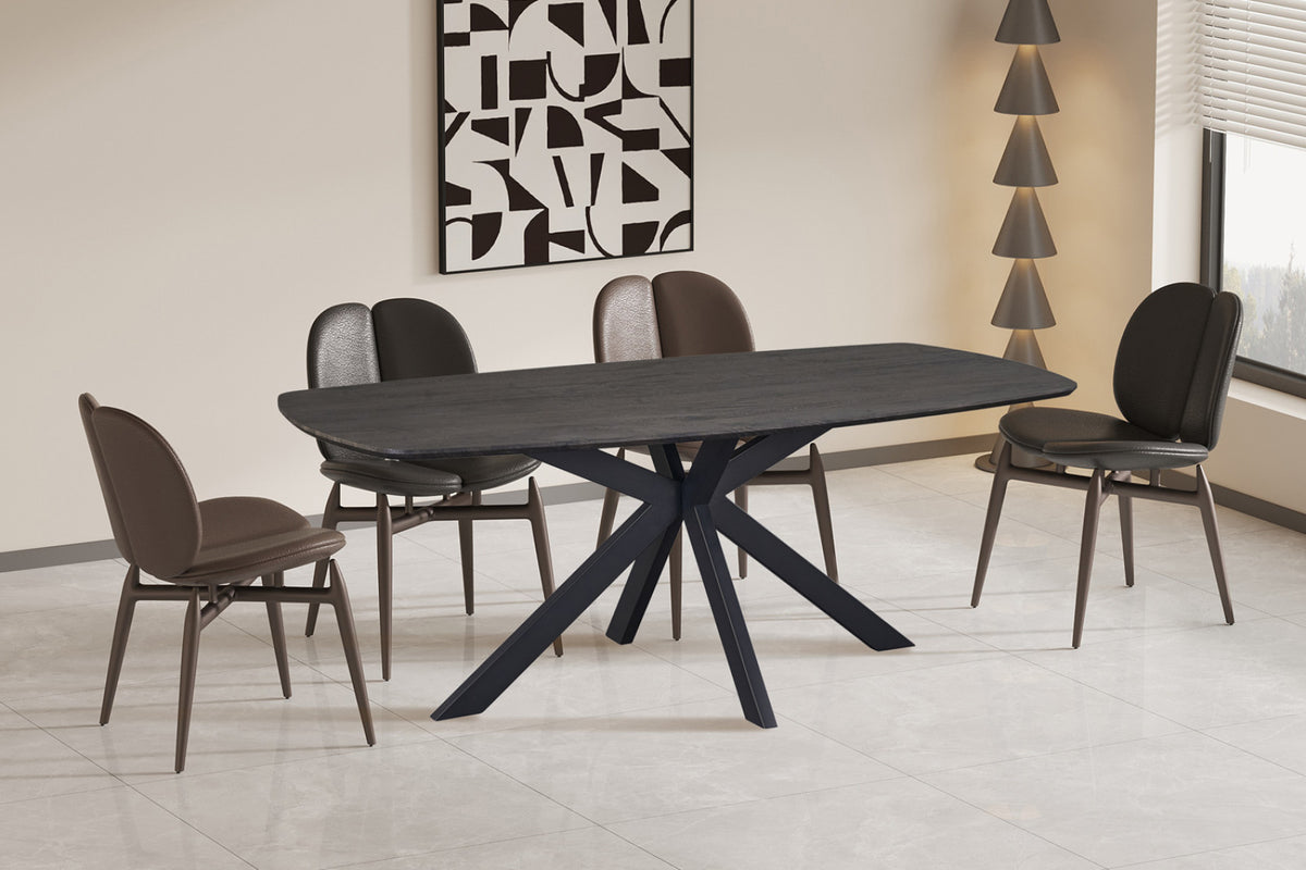 Table Aziz – Brun foncé
