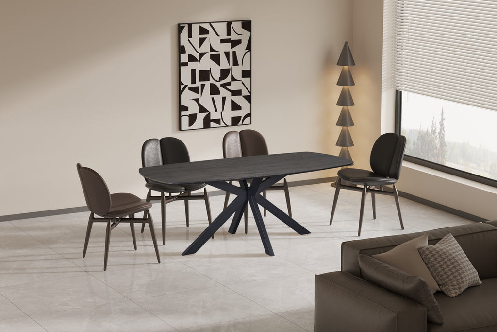 Table Aziz – Brun foncé