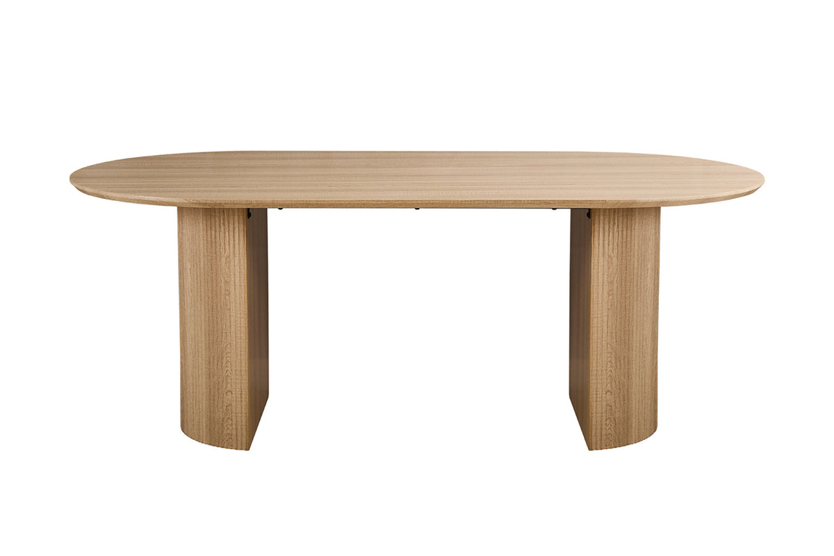 Table Lagos – ovale décor chêne naturel – 200 cm