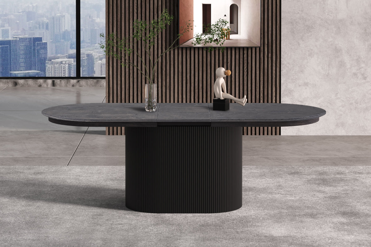 Table extensible Lagos – Brun foncé