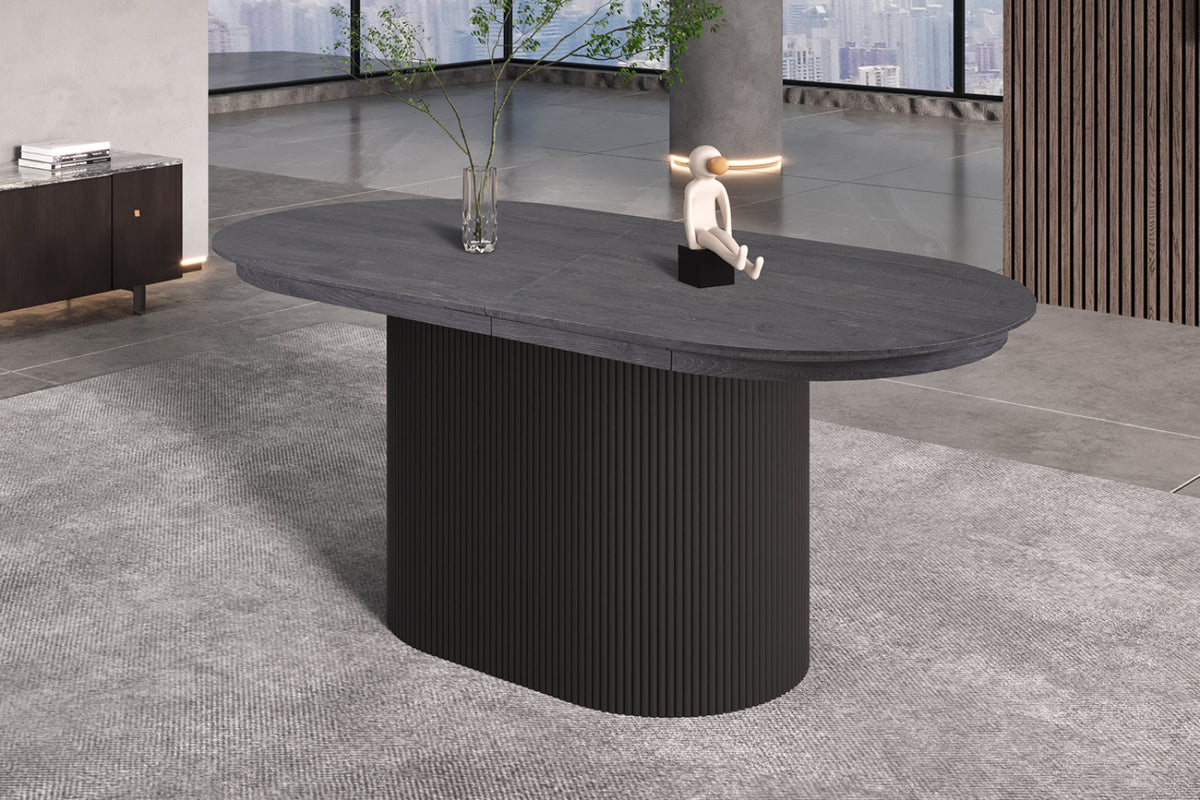 Table extensible Lagos – Brun foncé