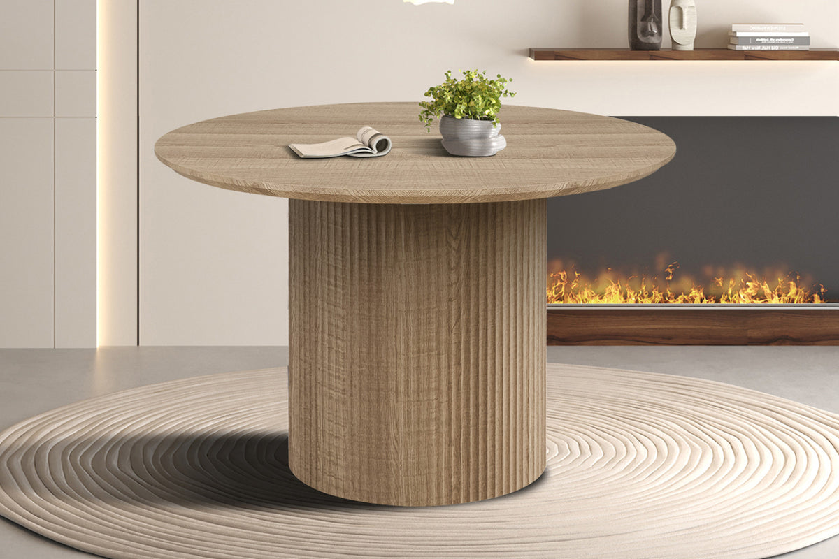 Table Lagos – Chêne naturel – Ronde Ø 120 cm