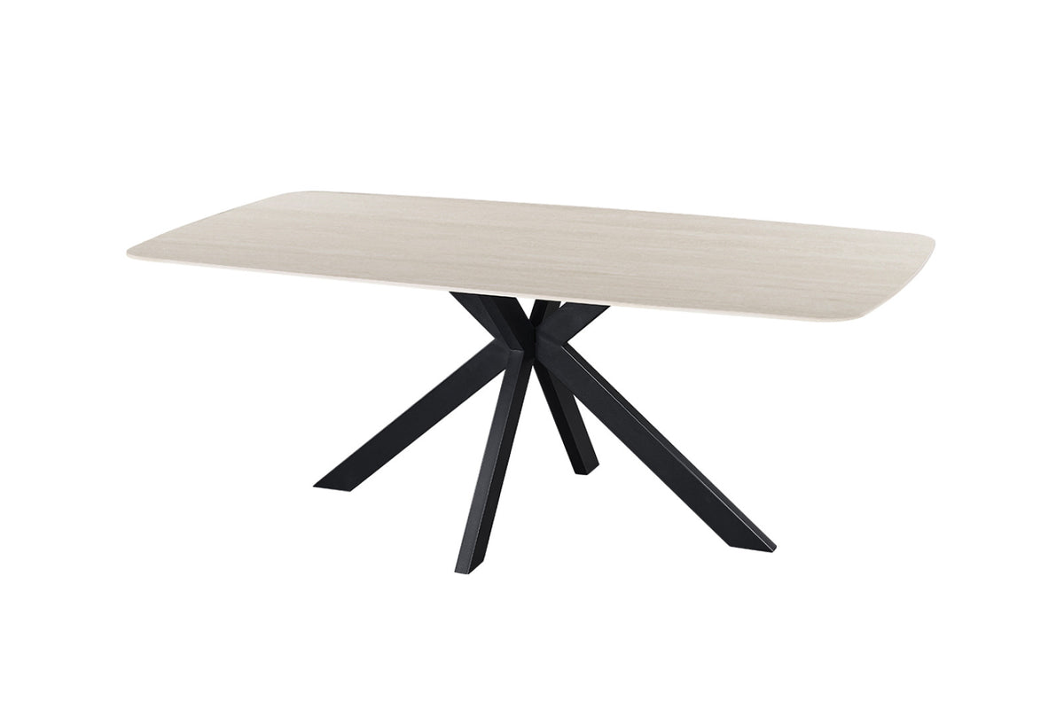 Table Apollo – Baroque gris – Ovale 200 × 100 cm