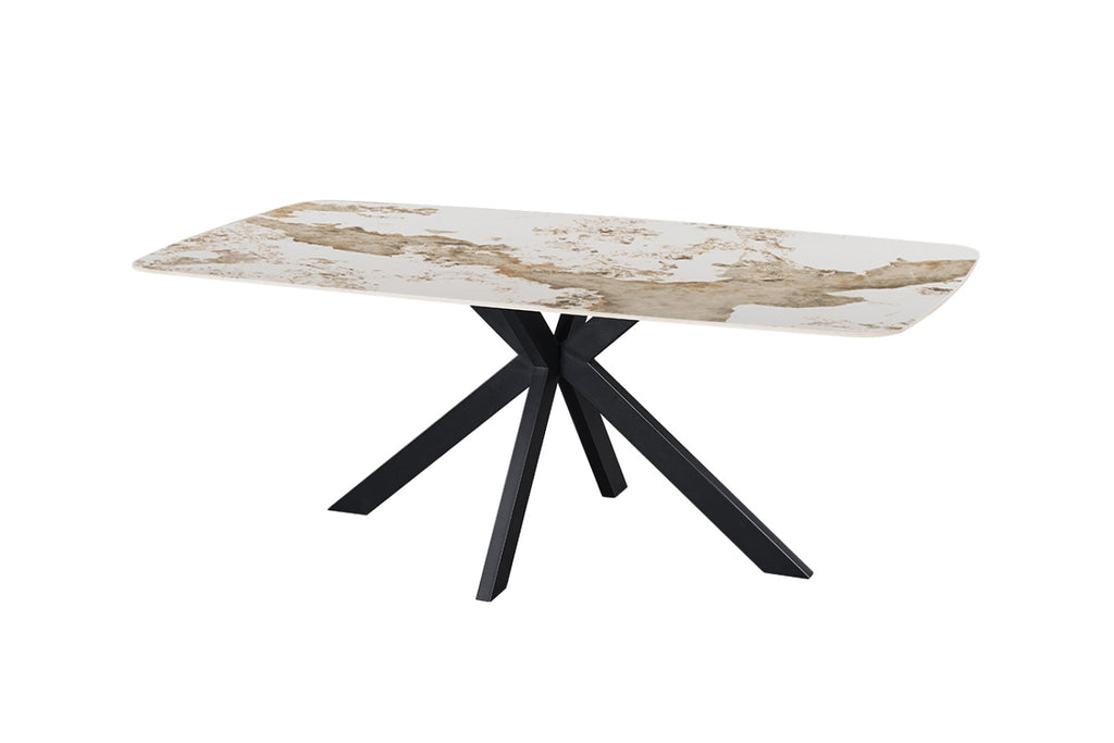 Table Apollo – Pandora brillant – Ovale 200 × 100 cm