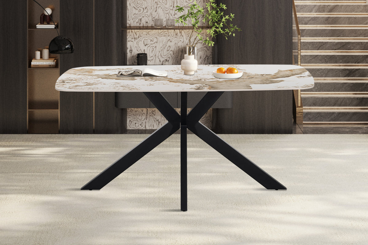 Table Apollo – Pandora brillant – Ovale 160 × 90 cm
