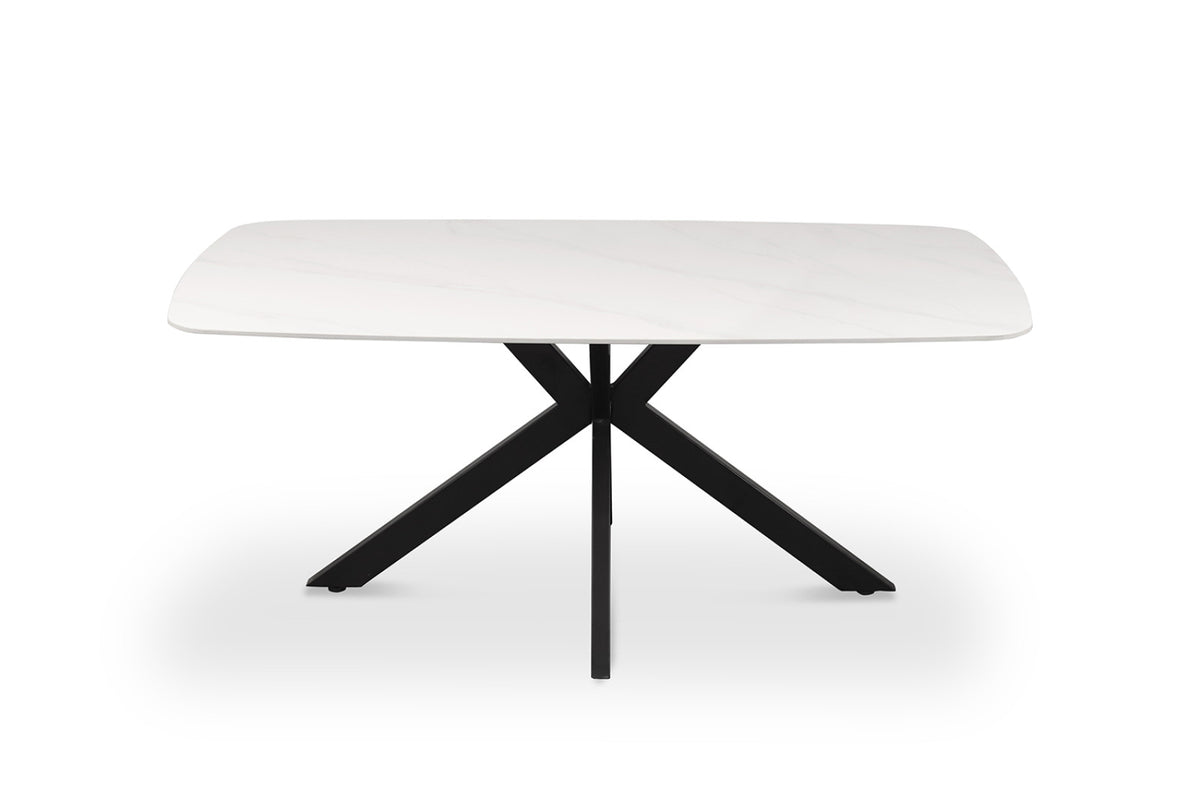 Table Apollo – ovale danoise pierre blanc – 180 cm