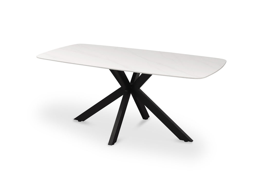 Table Apollo – Blanc – Ovale 180 × 90 cm