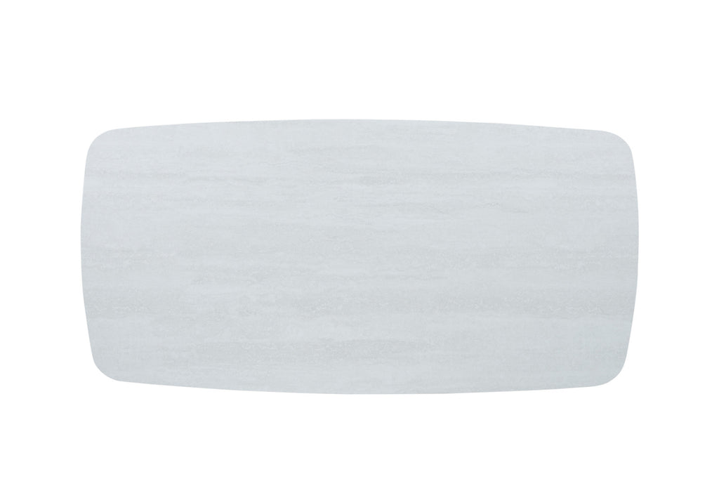 Table Apollo – Baroque gris – Ovale 180 × 90 cm